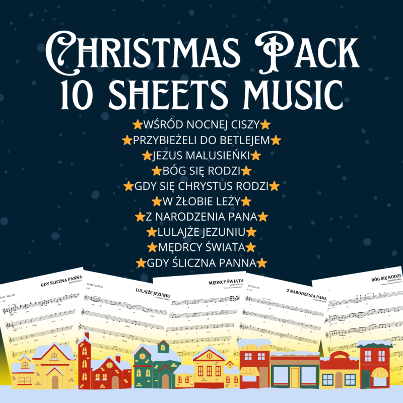 Pack of 10 Christmas Carols