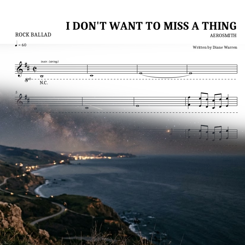 I Don't Want To Miss A Thing